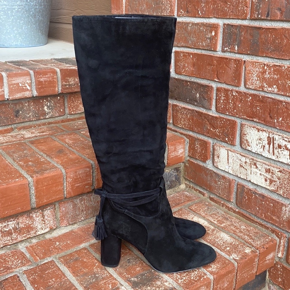 Gibson Latimer Black Sheep Leather Tassel Boots Women’s 8.5